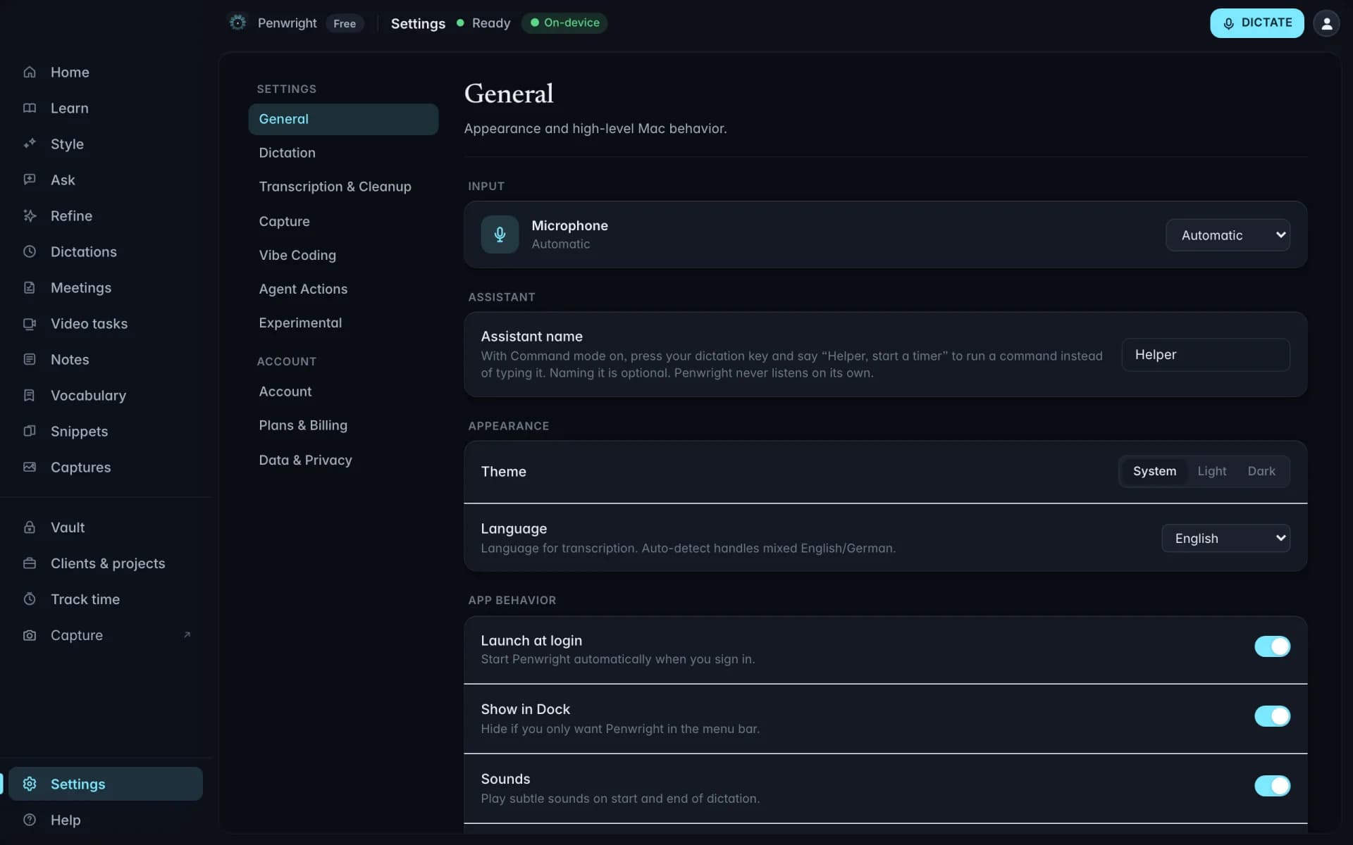 Shortcuts & double-tap in Penwright for Mac